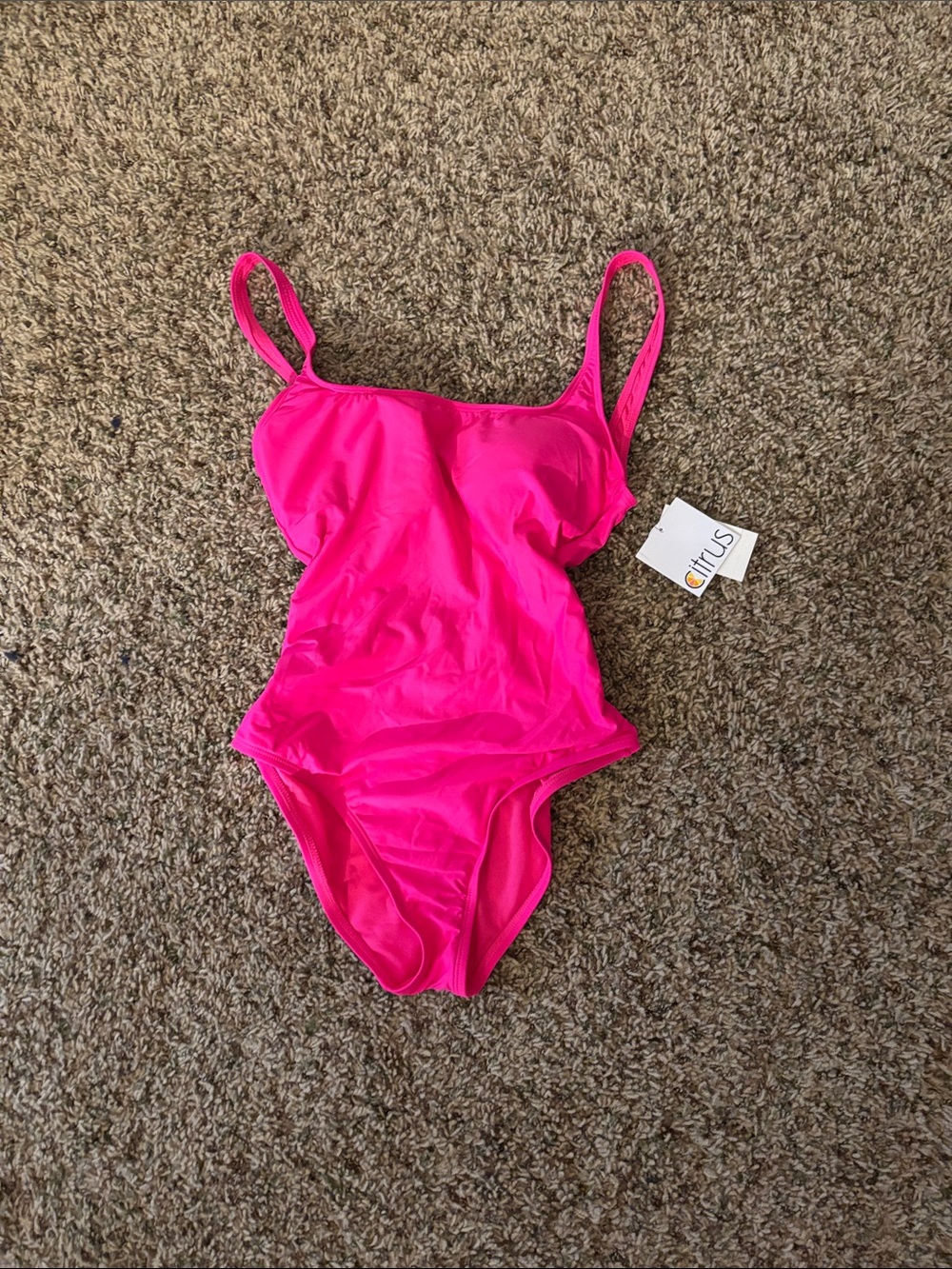 Citrus Hot Pink One-Piece Swimsuit